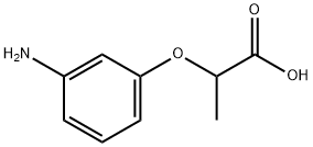 Propanoic acid, 2-(3-aminophenoxy)- Struktur