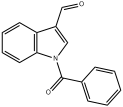 1-苯甲?；?1H-吲哚-3-甲醛 結構式