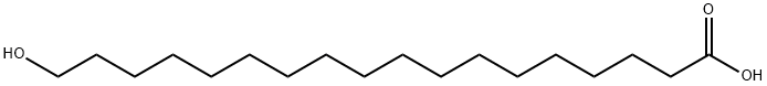 Octadecanoic acid,18-a€hydroxy- Struktur