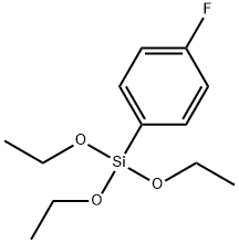 p-(Fluorophenyl)triethoxysilane Struktur