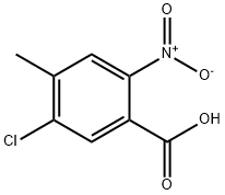 Benzoic acid, 5-chloro-4-methyl-2-nitro- Struktur