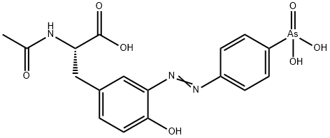 azobenzenearsonate-N-acetyl-L-tyrosine Struktur