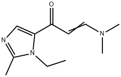 2-Propen-1-one,3-(dimethylamino)-1-(1-ethyl-2-methyl-1H-imidazol-5-yl)-(9CI) Struktur