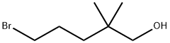 5-Bromo-2,2-dimethyl-pentan-l-ol Struktur