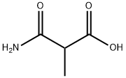 Propanoic acid, 3-amino-2-methyl-3-oxo- Struktur