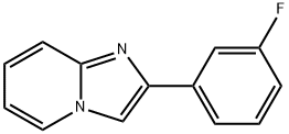 Imidazo[1,2-a]pyridine, 2-(3-fluorophenyl)- Struktur