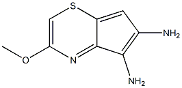 4,7-Benzothiazolediamine,6-methoxy-(9CI) Struktur