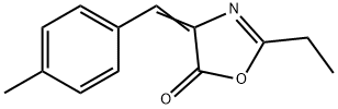 5(4H)-Oxazolone,2-ethyl-4-[(4-methylphenyl)methylene]-(9CI) Struktur