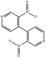 4,4'-Bipyridine, 3,3'-dinitro- Struktur