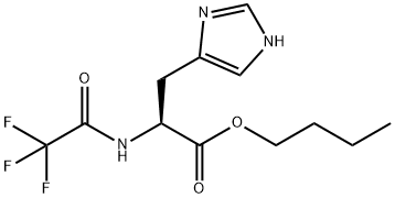 Nα-(Trifluoroacetyl)-L-histidine butyl ester Struktur