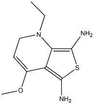 2,7-Benzothiazolediamine,N7-ethyl-4-methoxy-(9CI) Struktur