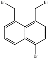 Naphthalene, 1-bromo-4,5-bis(bromomethyl)- Struktur