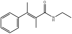 α,β-Dimethyl-N-ethylcinnamamide Struktur