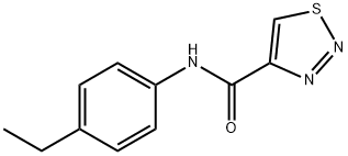 1,2,3-Thiadiazole-4-carboxamide,N-(4-ethylphenyl)-(9CI) Struktur