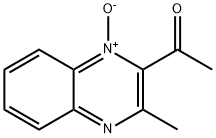 Ethanone, 1-(3-methyl-1-oxido-2-quinoxalinyl)- Struktur