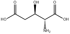 D-erythro-3-hydroxyglutamic acid Struktur