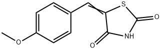 2,4-Thiazolidinedione, 5-p-methoxybenzylidene- Struktur