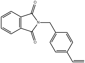 1H-Isoindole-1,3(2H)-dione, 2-[(4-ethenylphenyl)methyl]- Struktur