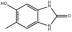 2H-Benzimidazol-2-one,1,3-dihydro-5-hydroxy-6-methyl-(9CI) Struktur