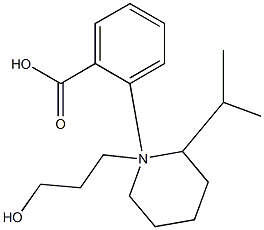 3-(2-Isopropylpiperidino)propyl=benzoate Struktur