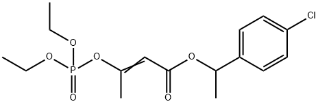 [1-(4-Chloro-α-methylbenzyloxycarbonyl)-1-propen-2-yl]diethyl=phosphate Struktur