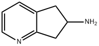 6,7-DIHYDRO-5H-CYCLOPENTABPYRIDIN-6-AMINE, 654676-62-7, 結(jié)構(gòu)式