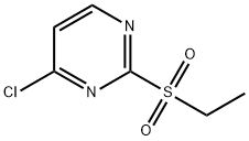 Pyrimidine, 4-chloro-2-(ethylsulfonyl)- Struktur