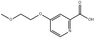 2-Pyridinecarboxylicacid,4-(2-methoxyethoxy)-(9CI) Struktur