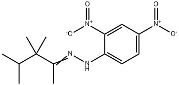 3,3,4-Trimethyl-2-pentanon (2,4-dinitrophenyl)hydrazone Struktur