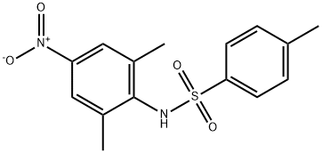 Benzenesulfonamide, N-(2,6-dimethyl-4-nitrophenyl)-4-methyl- Struktur