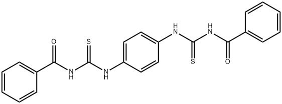 Benzamide, N,N'-[1,4-phenylenebis(iminocarbonothioyl)]bis- Struktur