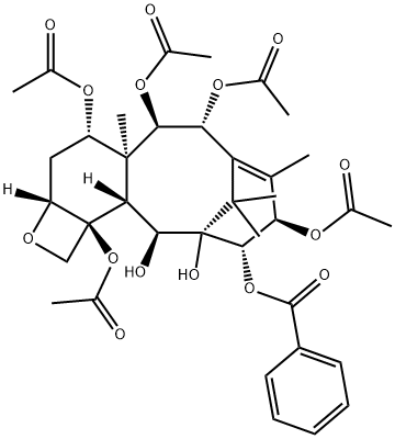 14beta-Benzoyloxy-2-deacetylbaccatin VI Struktur