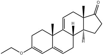 3-ethoxyandrosta-3,5,9(11)-trien-17-one Struktur