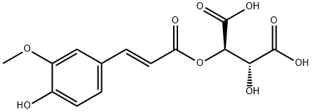 trans-Fertaric acid Struktur