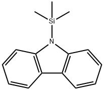 9H-Carbazole, 9-(trimethylsilyl)- Struktur