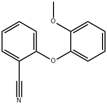 2-(2-Methoxyphenoxy)benzonitrile Struktur