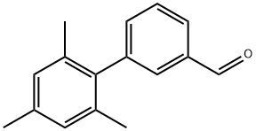 [1,1-Biphenyl]-3-carboxaldehyde,2,4,6-trimethyl-(9CI) Struktur