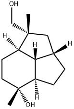 1H-?Cyclopent[cd]?indene-?1-?methanol, decahydro-?5-?hydroxy-?1,?5-?dimethyl-?, (1R,?2aS,?4aR,?5R,?7aR,?7bS)?- Struktur