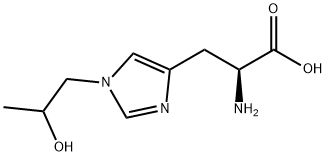 N-3'-(2-hydroxypropyl)histidine Struktur