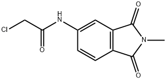 Acetamide, 2-chloro-N-(2,3-dihydro-2-methyl-1,3-dioxo-1H-isoindol-5-yl)- Struktur