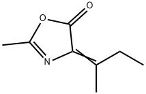 5(4H)-Oxazolone,2-methyl-4-(1-methylpropylidene)-(9CI) Struktur