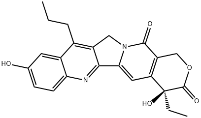 7-Propyl-10-hydroxycamptothecin Struktur