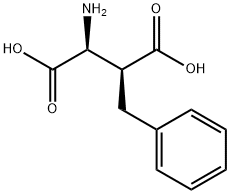 (2S,3S)-2-Amino-3-benzylsuccinic  ammonium  salt,  DL-TBOA Struktur