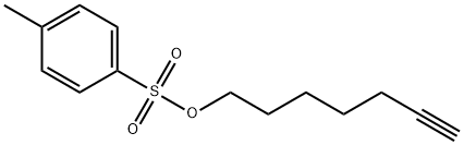 6-Heptyn-1-ol, 1-(4-methylbenzenesulfonate) Struktur