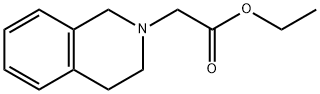 2(1H)-Isoquinolineacetic acid, 3,4-dihydro-, ethyl ester Struktur