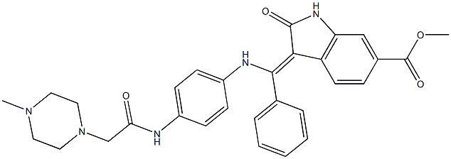 Nintedanib impurity G Struktur