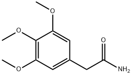 Benzeneacetamide, 3,4,5-trimethoxy- Struktur