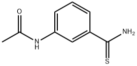 Acetamide, N-[3-(aminothioxomethyl)phenyl]- Struktur