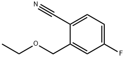 Benzonitrile, 2-(ethoxymethyl)-4-fluoro- Struktur