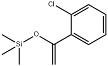 Benzene, 1-chloro-2-[1-[(trimethylsilyl)oxy]ethenyl]- Struktur